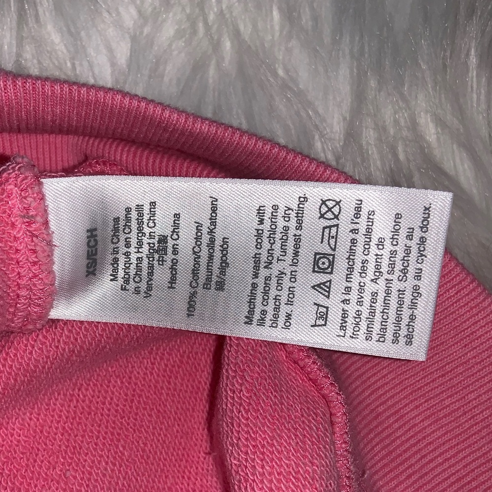 NWT J Crew V Neck Pink Hoodie XS - Picture 8 of 8